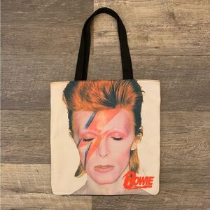David Bowie Colorful Music Tote Bag
